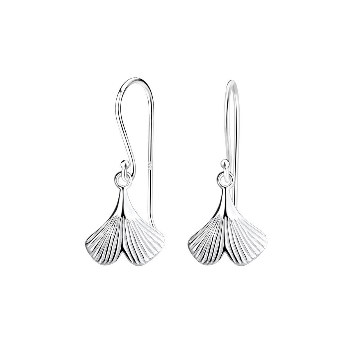 Dew Ginkgo Leaf Drop Earrings