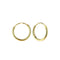 Dew Gold Plated 12mm Sleeper Hoop Earrings 67512GD