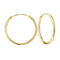 Dew Gold Plated 20mm Sleeper Hoop Earrings 67520GD
