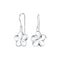 Dew Flower Swirl Drop Earrings