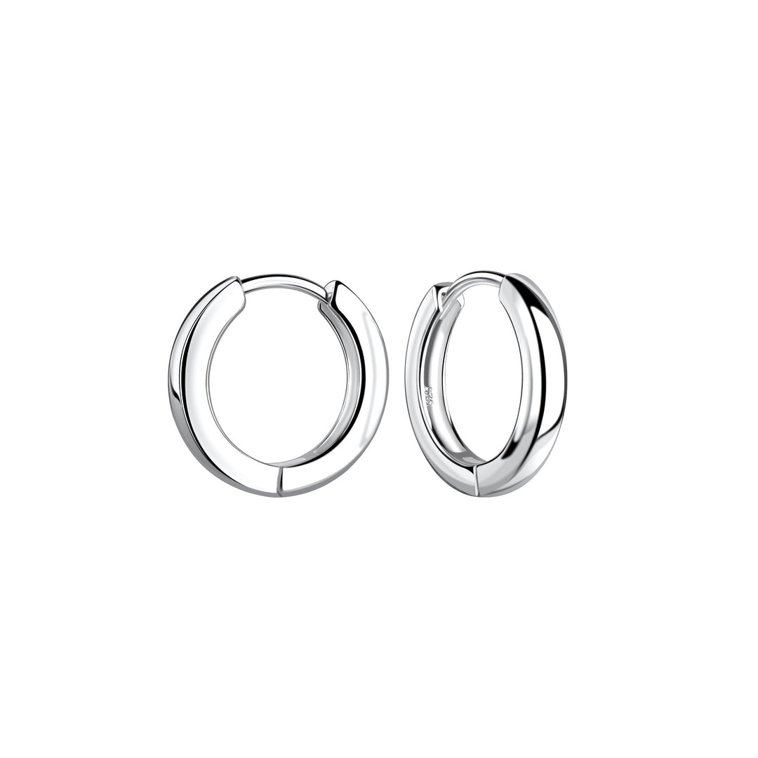 Dew 15mm Hinged Court Hoop Earrings 68895HP
