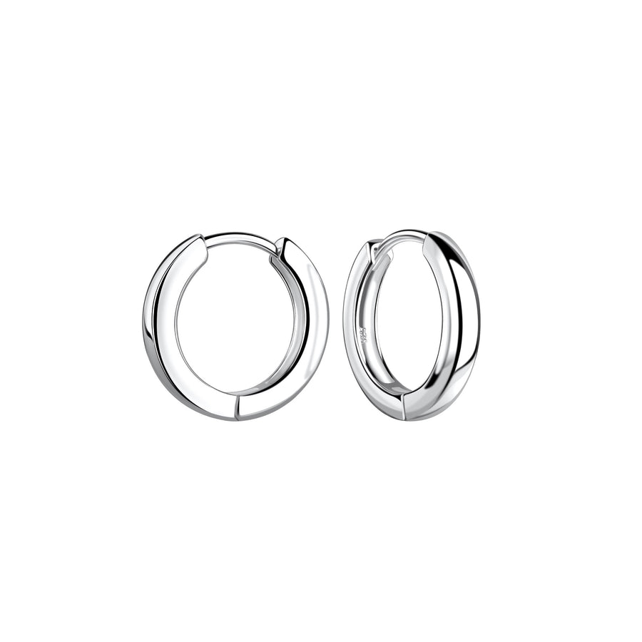 Dew 15mm Hinged Court Hoop Earrings 68895HP