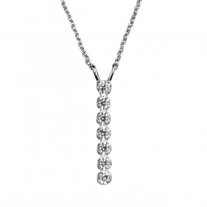 7 Zirconia 17.5" Necklace 9448CZDew9448CZ