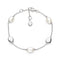 Kit Heath Coast Pebble Pearl Rhodium Plated 7.5" Bracelet 70183FP