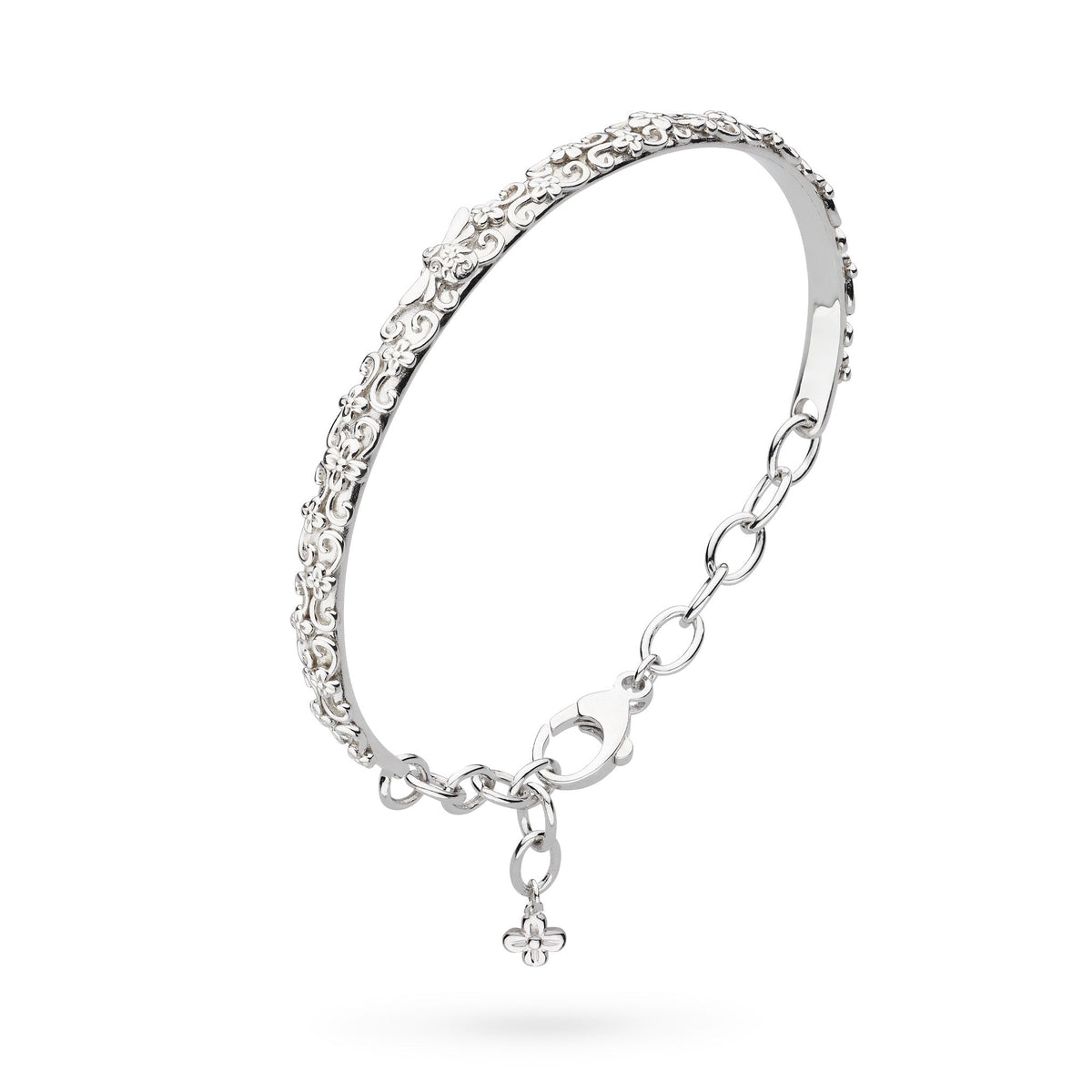 Kit Heath Blossom Flyte Honey Bee Rhodium Plated Changle Bracelet  70331RP