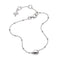 Kit Heath Desire Kiss Rhodium Plated Mini Heart 7.5? Ball Chain Bracelet 70500RP