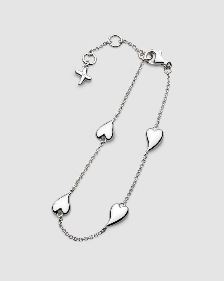 Kit Heath Desire Kiss Heart 7.5? Station Bracelet 70501RP