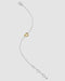 Kit Heath Love Silver Heart Golden Fine Outline Gold Plated Two-Tone Mini 7.5? Bracelet 70530GRP