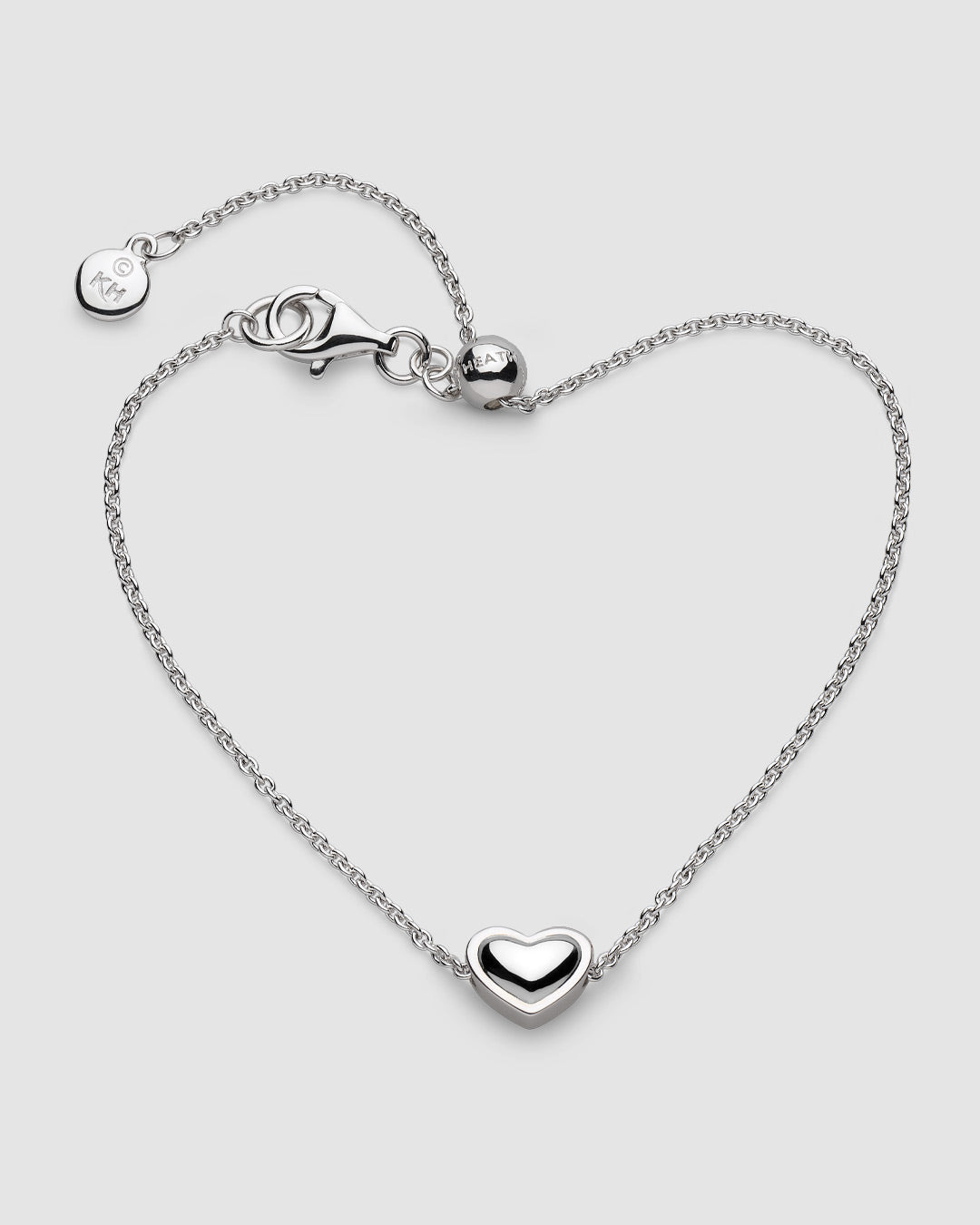 Kit Heath Love Silver Heart 7? Slider Bracelet 70532RP