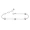 Kit Heath Marina Tide Knot Rhodium Plated 7.5" Bracelet 71060RP