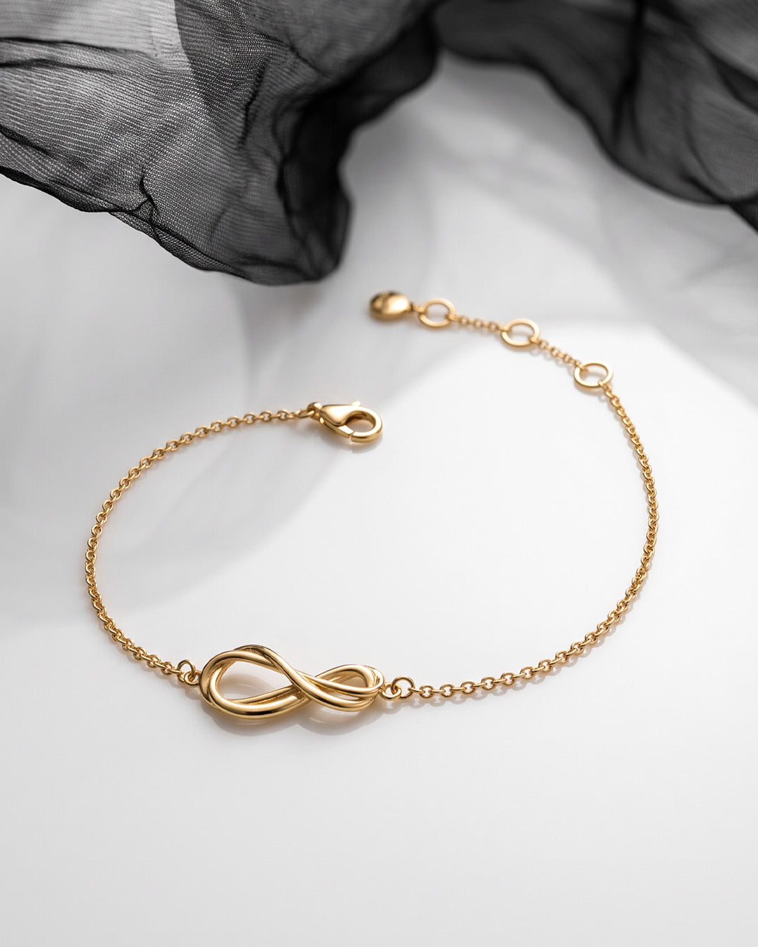Kit Heath Infinity Mini Golden Gold Plated 7.5? Bracelet 71160GD