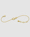Kit Heath Infinity Mini Golden Gold Plated 7.5" Bracelet 71160GD