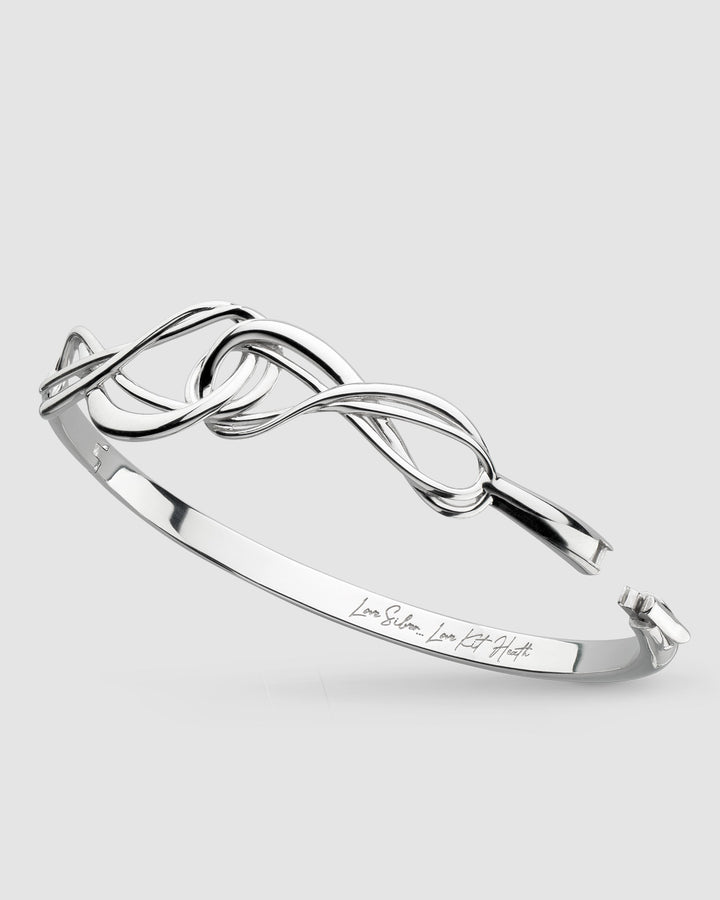 Kit Heath Infinity M/L Hinged Bangle 71162RPML