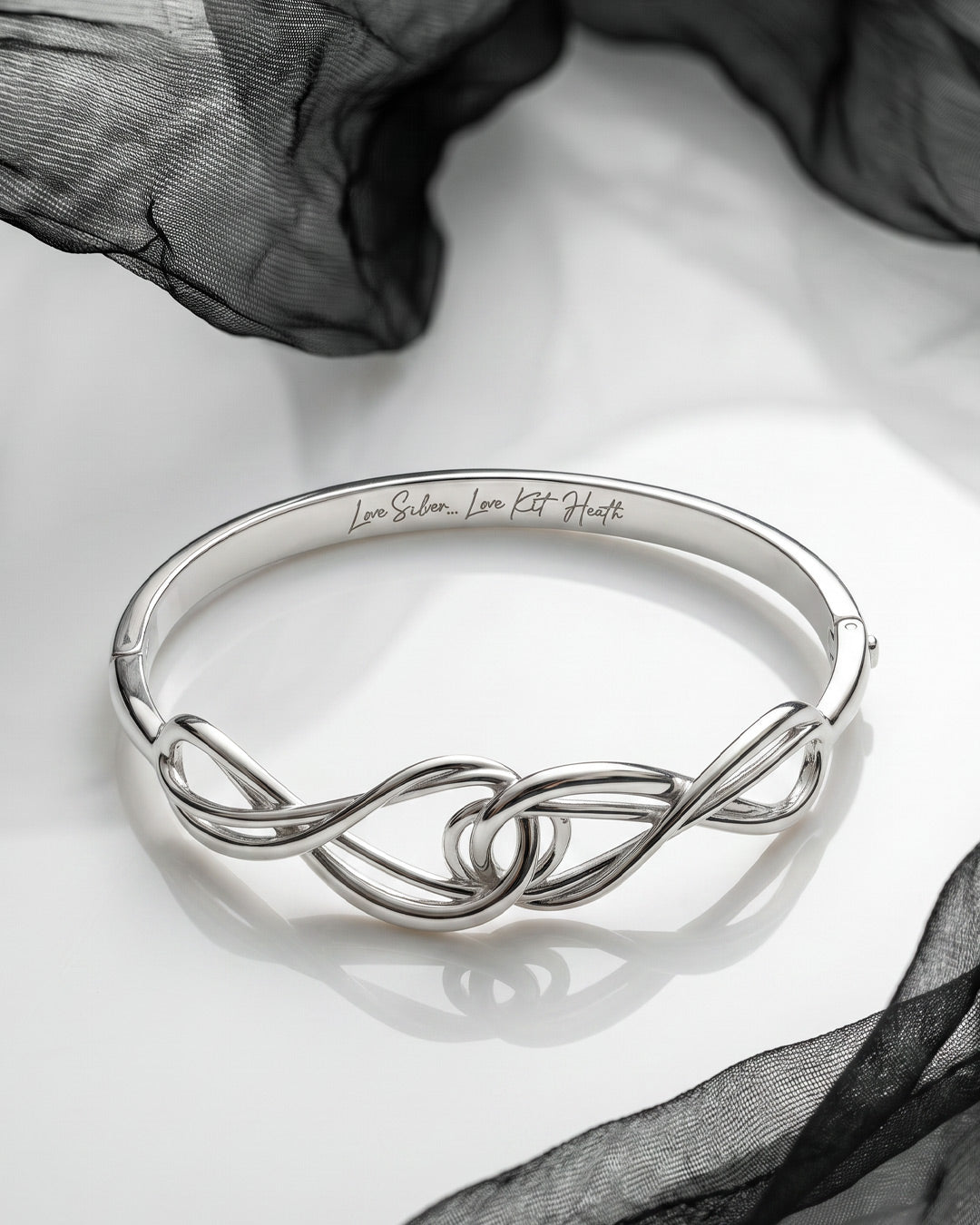Kit Heath Infinity M/L Hinged Bangle 71162RPML