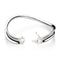 Kit Heath Serenity Rhodium Plated M/L Hinged Bangle 71184RPML
