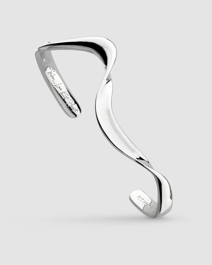 Kit Heath Serenity Curve M/L Cuff Bangle 71192RPML