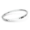Kit Heath Mirage Reflect Rhodium Plated M/L Hinged Bangle 71224RPML
