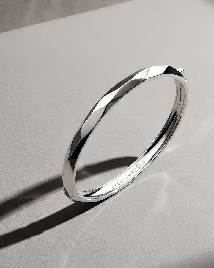 Kit Heath Glint Geo Hinged Bangle 71256RP
