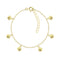 Dew Gold Plated Shell Charm 7.5" Bracelet 73936GD