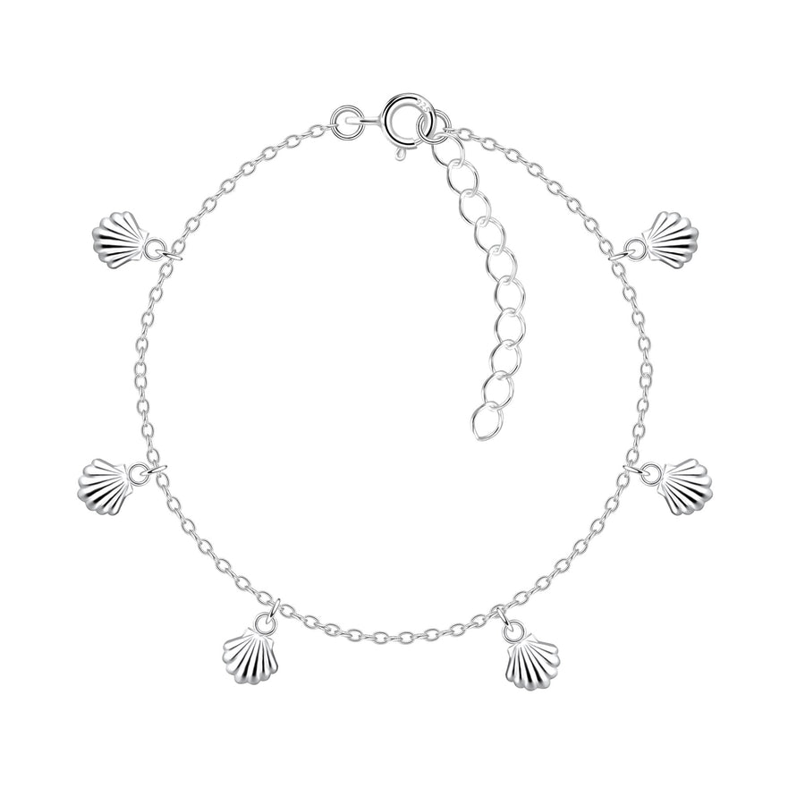 Dew Shell Charm 7.5" Bracelet 73936HP