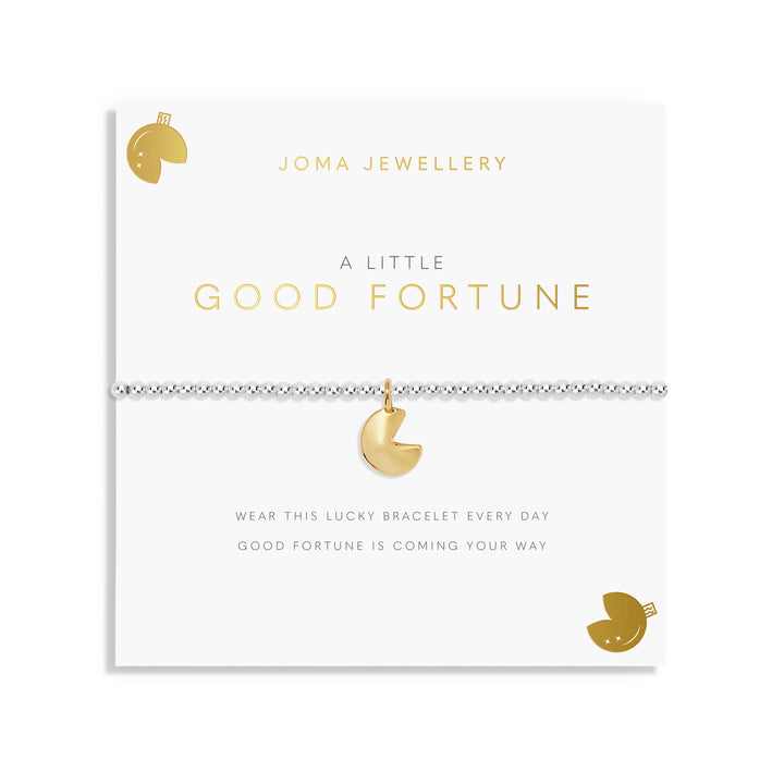 a little good fortune bracelet on a card