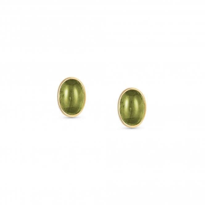 750 Gold Oval Stones Peridot Earrings 027840/016Nominations027840/016