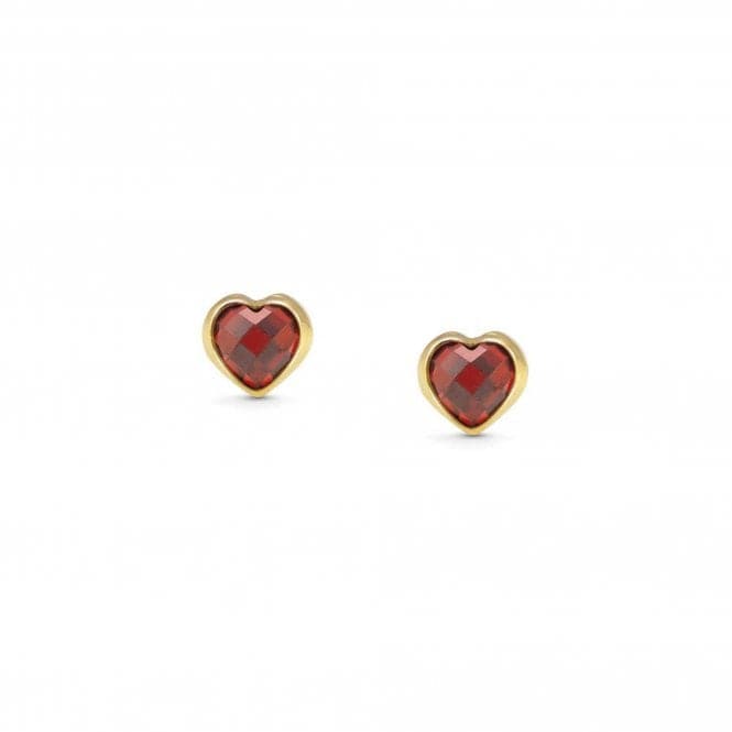 750 Gold Stones Red Earrings 027843/005Nominations027843/005