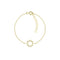 Dew Gold Plated Sun CZ 7.5 Inch Bracelet