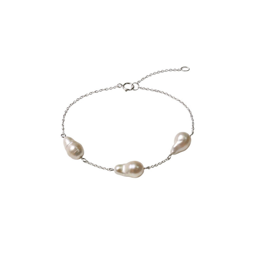 Dew Triple Freshwater Pearl 7.5 Inch Bracelet 79795FP