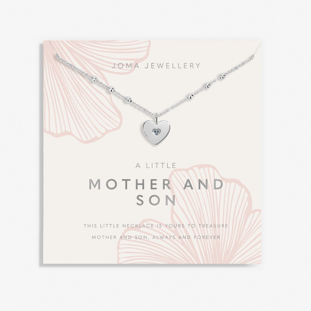 Mother's Day A Little Mother And Son Silver Plated Necklace 8586