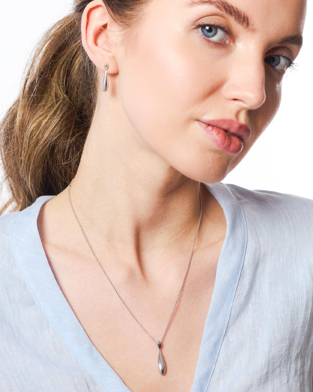 Kit Heath Coast Pebble Smooth Slim 18" Necklace 90141RP