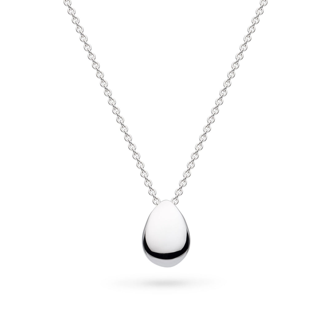Kit Heath Coast Pebble Smooth Rhodium Plated 18? Necklace 90151RP