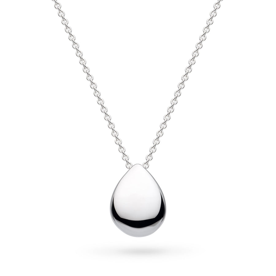 Kit Heath Coast Pebble Smooth Rhodium Plated Grande 18" Necklace 90152RP