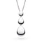 Kit Heath Coast Pebble Smooth Rhodium Plated Triple Grande 16-24? Slider Necklace  90153RP