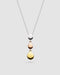 Kit Heath Coast Pebble Golden Rose Gold Plated Triple Linking Pebbles 18? Necklace 90209GRG