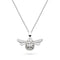 Kit Heath Blossom Flyte Queen Bee Glitz Zirconia Rhodium 20 Necklace 90336CZ