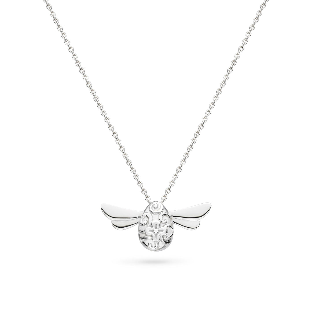 Kit Heath Blossom Flyte Honey Bee Rhodium Plated Midi 18 Necklace 90338RP