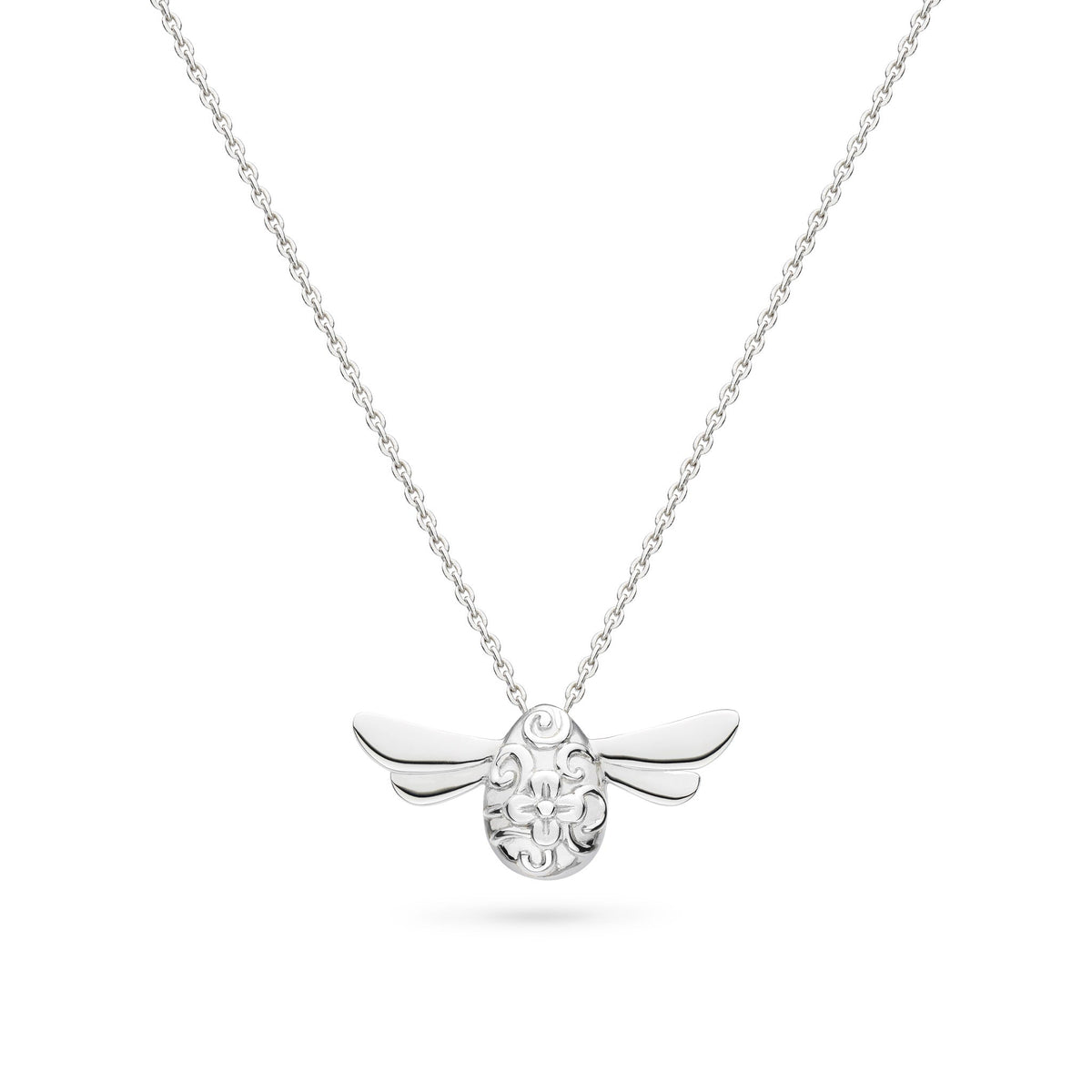 Kit Heath Blossom Flyte Honey Bee Rhodium Plated Midi 18 Necklace 90338RP
