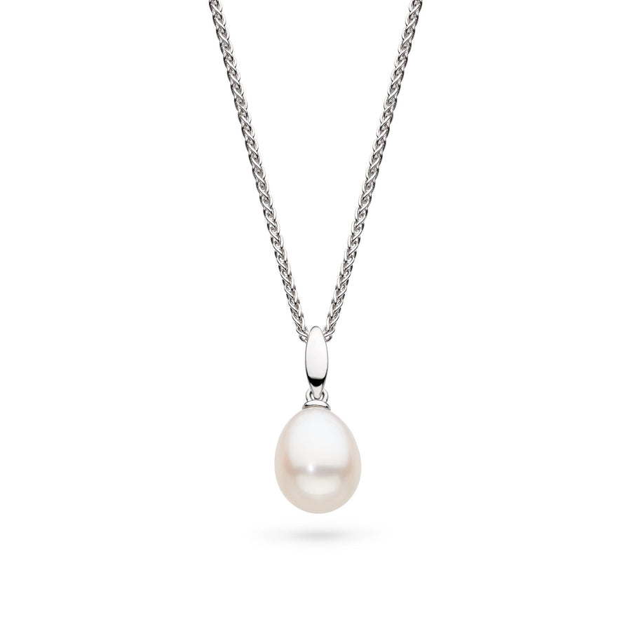 Kit Heath Revival Classic Pearl Rhodium Plated 20" Necklace 90427FP