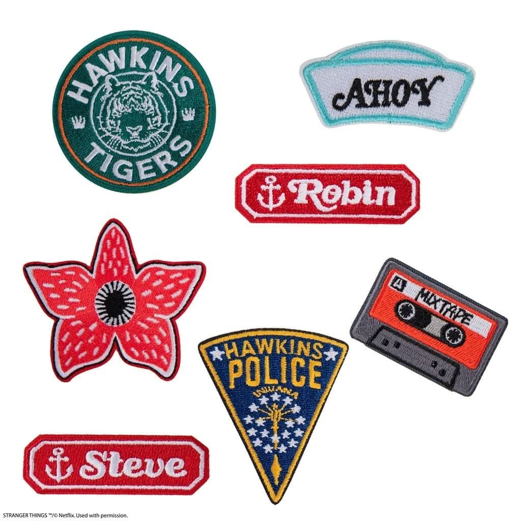 Stranger Things Set Of 7 Stranger Things Patches CR2280