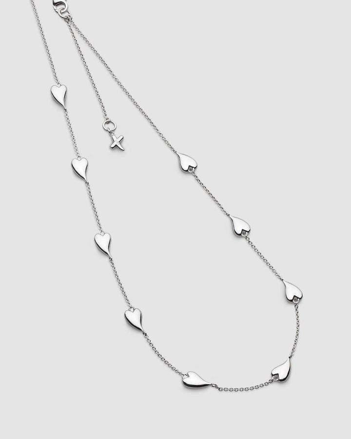 Kit Heath Desire Kiss Heart 18? Station Necklace 90501RP