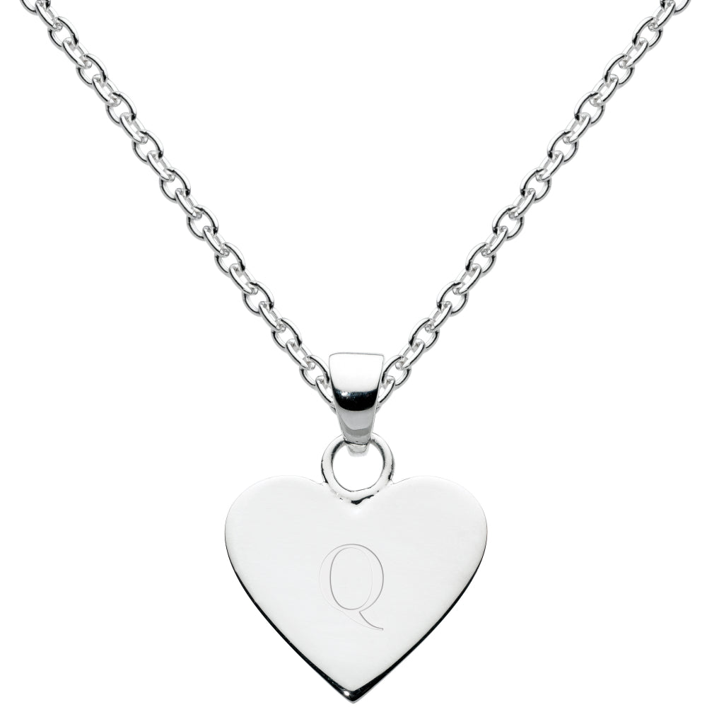 Dew Heart Initial Q Pendant 9091HPQ
