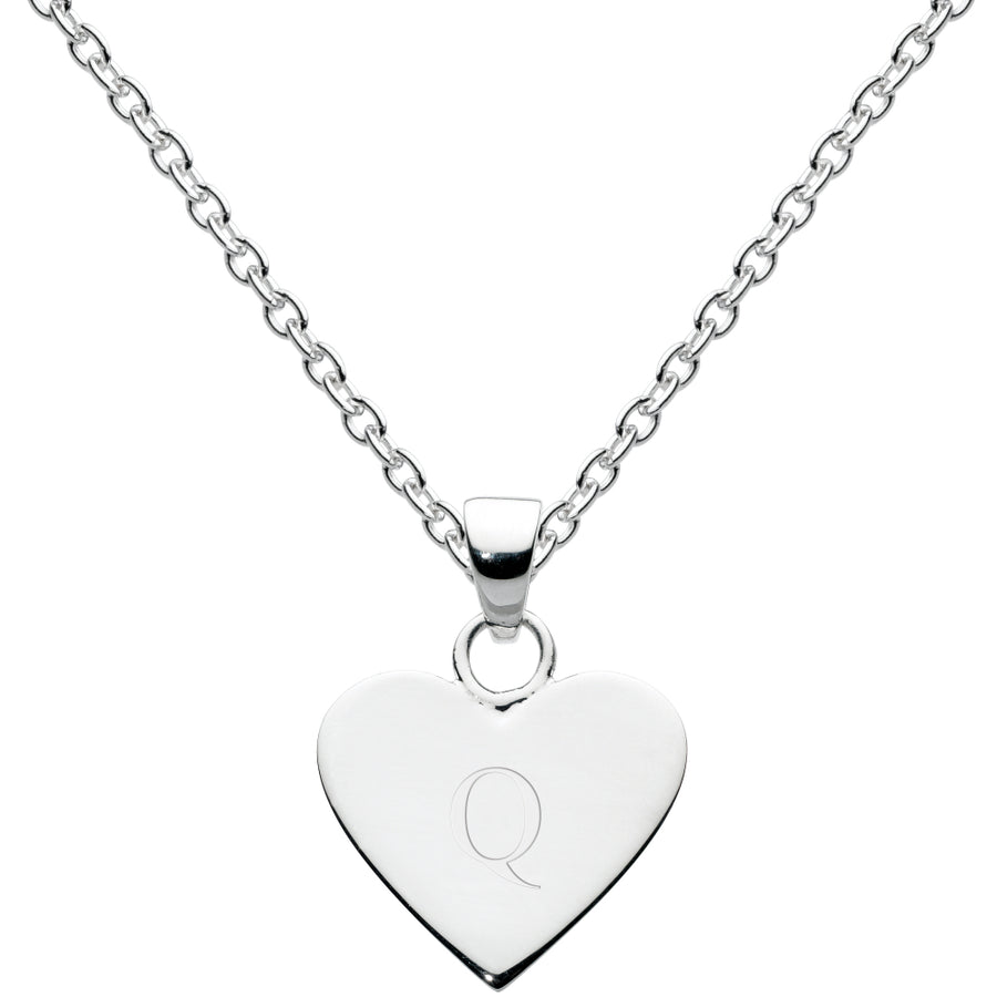 Dew Heart Initial Q Pendant 9091HPQ