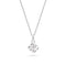 Kit Heath Marina Tide Knot Rhodium Plated 18" Necklace 91060RP
