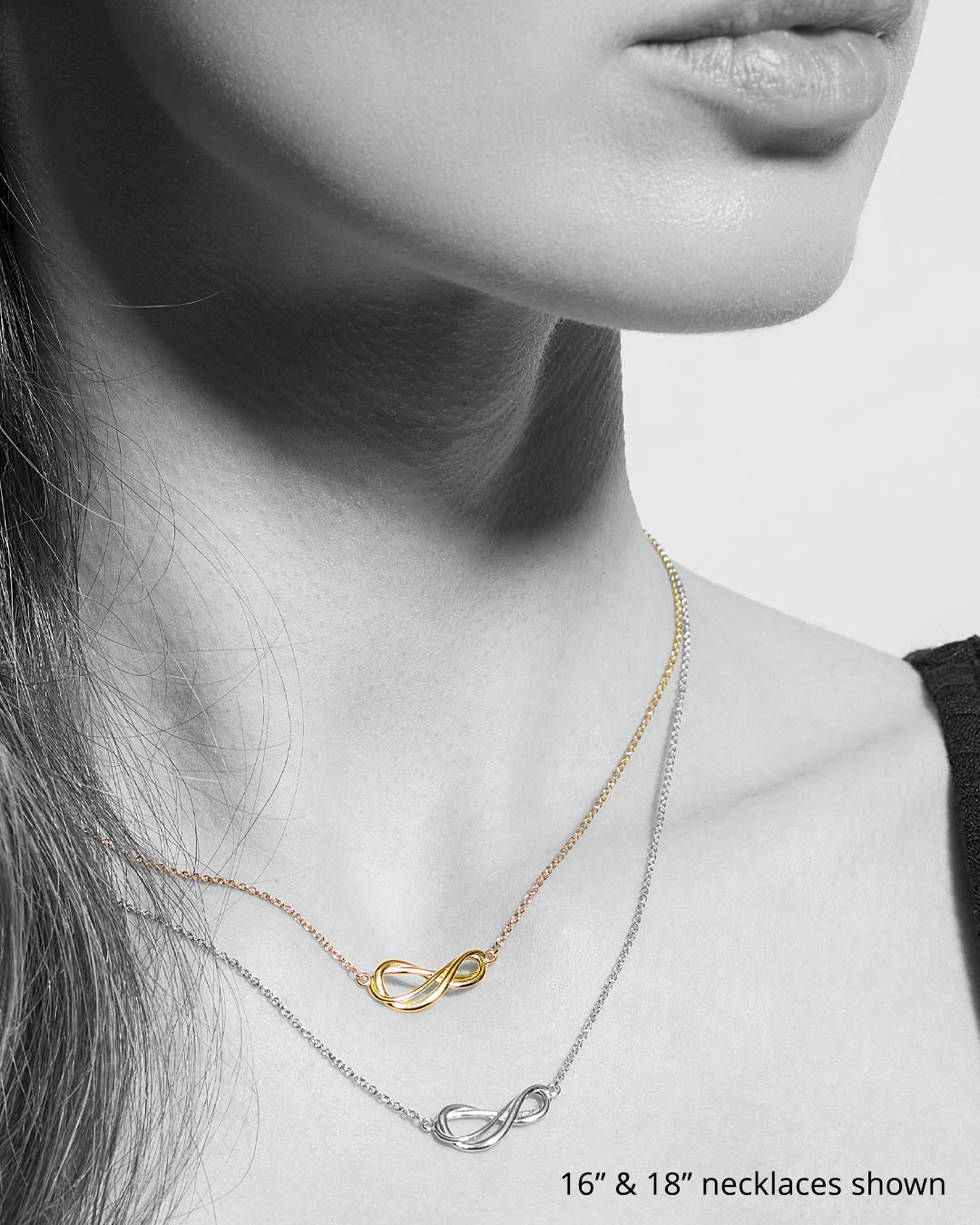 Kit Heath Infinity Mini Golden Gold Plated 17? Necklace 91160GD