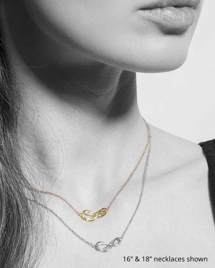 Kit Heath Infinity Mini Golden Gold Plated 17? Necklace 91160GD