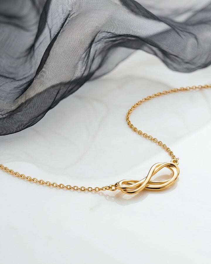 Kit Heath Infinity Mini Golden Gold Plated 17? Necklace 91160GD
