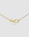 Kit Heath Infinity Mini Golden Gold Plated 17" Necklace 91160GD