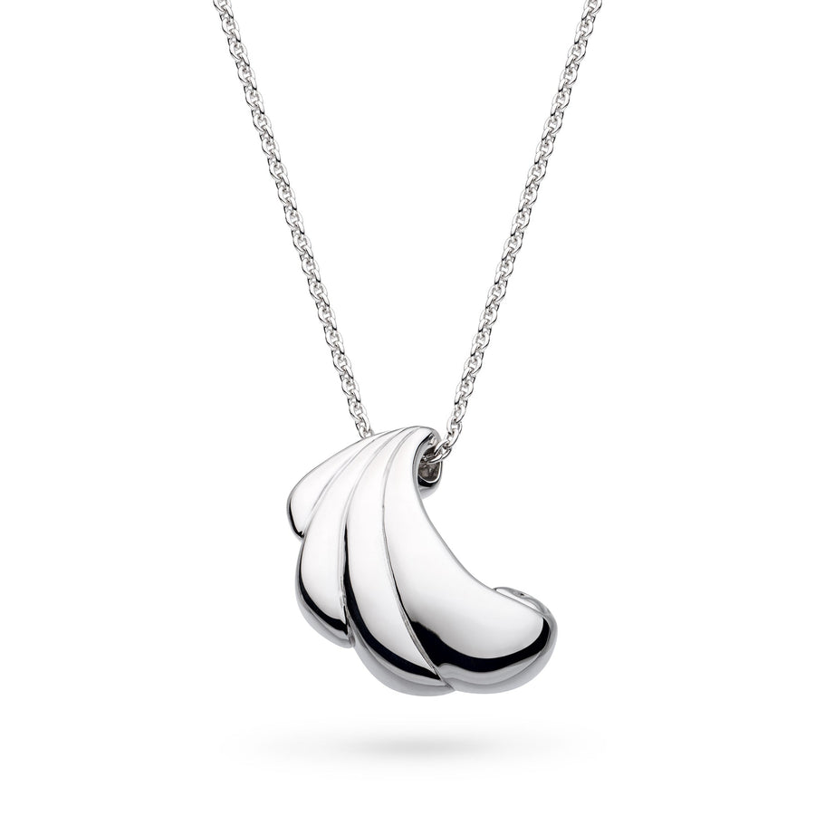 Kit Heath Océane Shell Echo Rhodium Plated Grande 20" Necklace 91215RP