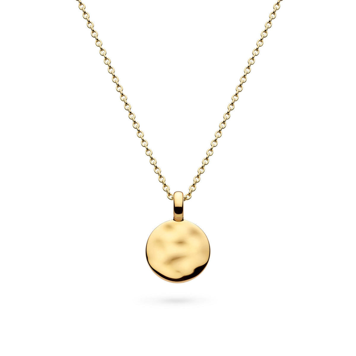 Kit Heath Mirage Reflect Golden GP Round Disc Mini 18 Necklace 91221GD
